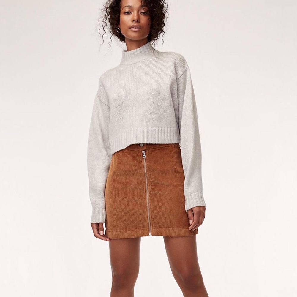Aritzia Wilfred Free Lily Mini Corduroy Skirt
